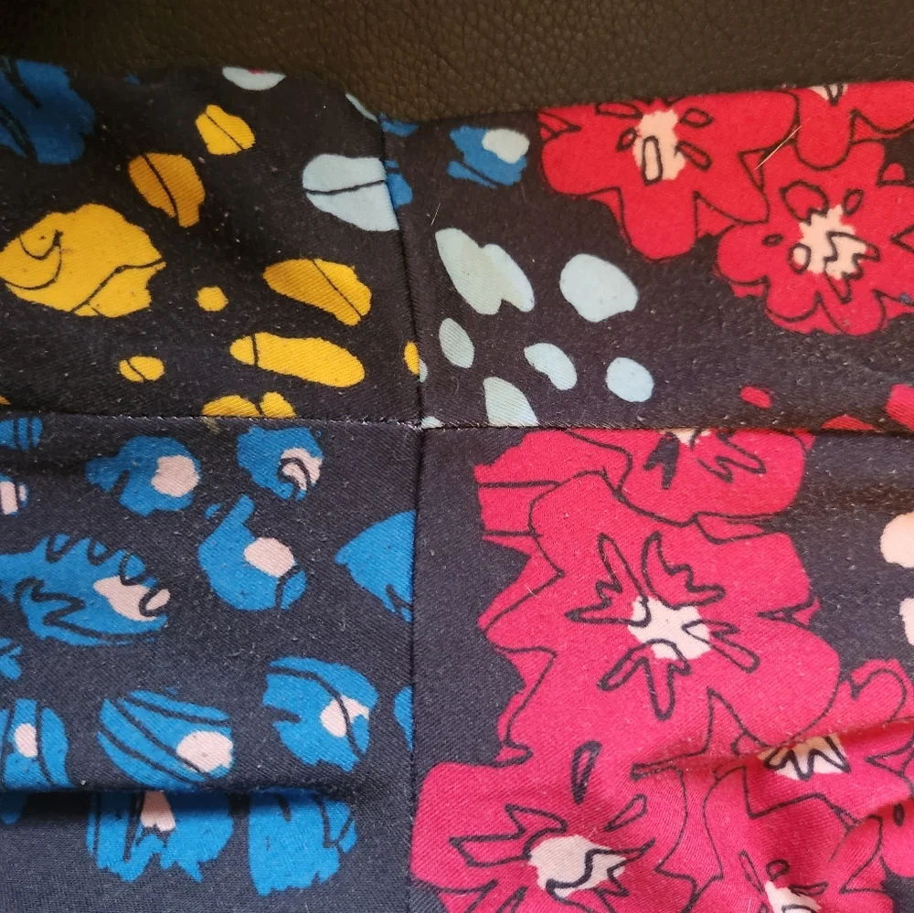 Adidas Floral Multicolor Activewear Leggings Size M - Picture 5 of 7